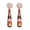 Mignonne Gavigan Rosé Champagne Earrings Blush 2 Mignonne Gavigan Rosé Champagne Earrings Blush
