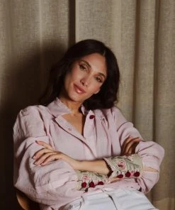 RosewaterHouse Carnation Blouse - Pink Tops