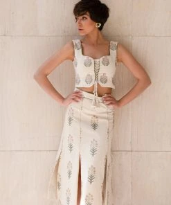 RosewaterHouse CLOTHING Shalimar Ensemble - Ecru