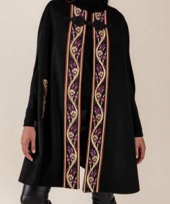 RosewaterHouse Ottoman Laleh Cape - Purple 7 RosewaterHouse Ottoman Laleh Cape - Purple