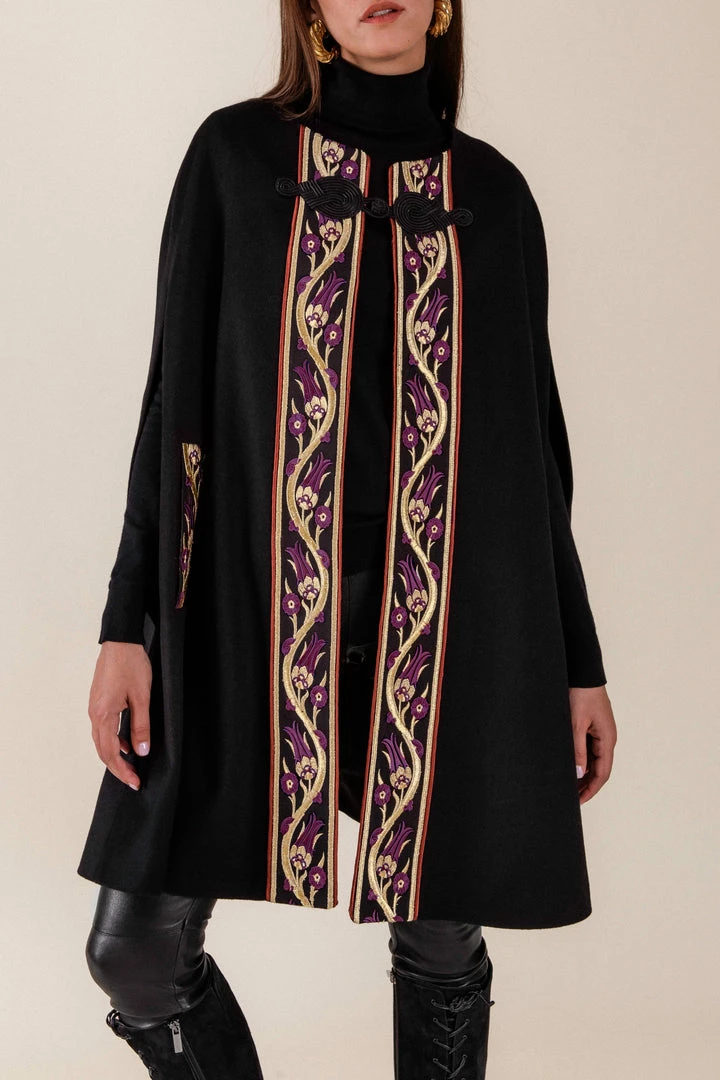 RosewaterHouse Ottoman Laleh Cape - Purple 5 RosewaterHouse Ottoman Laleh Cape - Purple