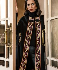 RosewaterHouse Ottoman Laleh Cape - Purple