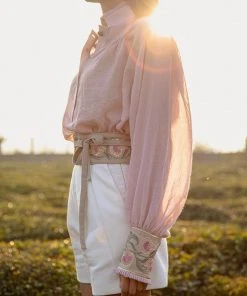 RosewaterHouse Carnation Blouse - Pink Tops