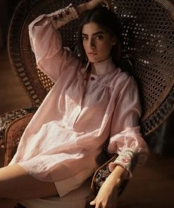 RosewaterHouse Carnation Blouse - Pink Tops