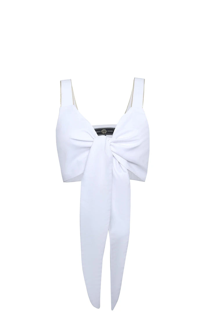 RosewaterHouse Sarah Crop Top - White Tops 8 RosewaterHouse Sarah Crop Top - White Tops