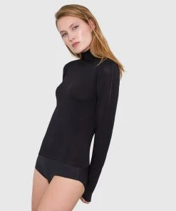 Santicler Mira Turtleneck Viscose Bodysuit