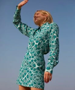 Valle & Vik The Power Shirt | Ville Blomst Mint