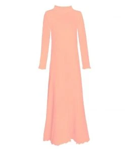 Casey Marks WHAT'S HOT Lounge Dress In Salmon French Terry