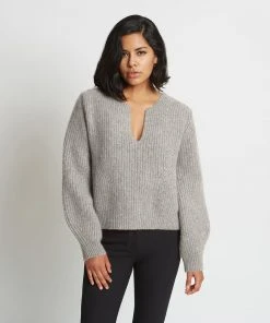Santicler Tops Kaya Ribbed Pure Cashmere Sweater