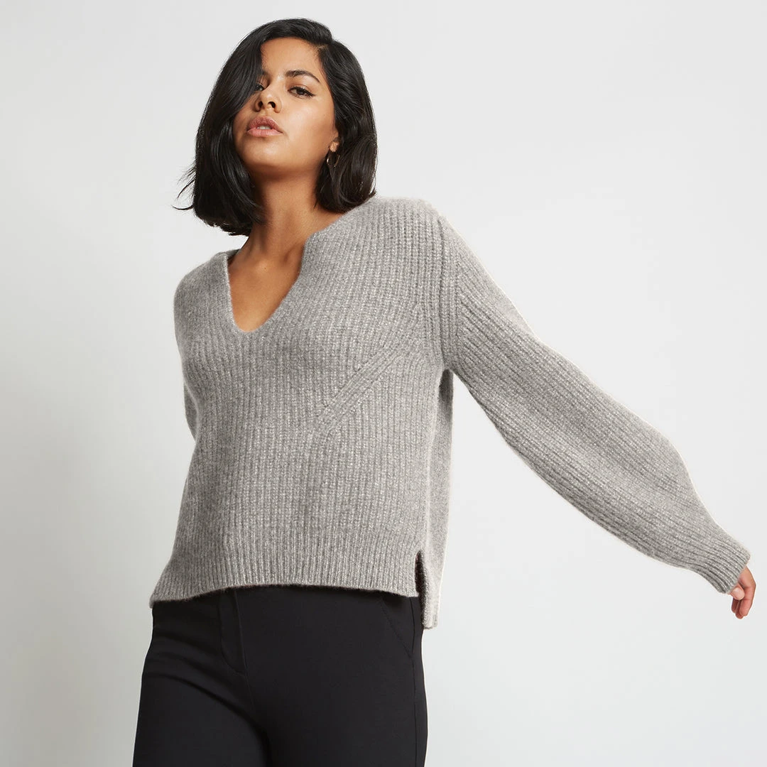 Santicler Tops Kaya Ribbed Pure Cashmere Sweater 4 Santicler Tops Kaya Ribbed Pure Cashmere Sweater