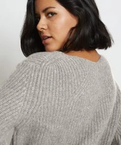 Santicler Tops Kaya Ribbed Pure Cashmere Sweater 9 Santicler Tops Kaya Ribbed Pure Cashmere Sweater