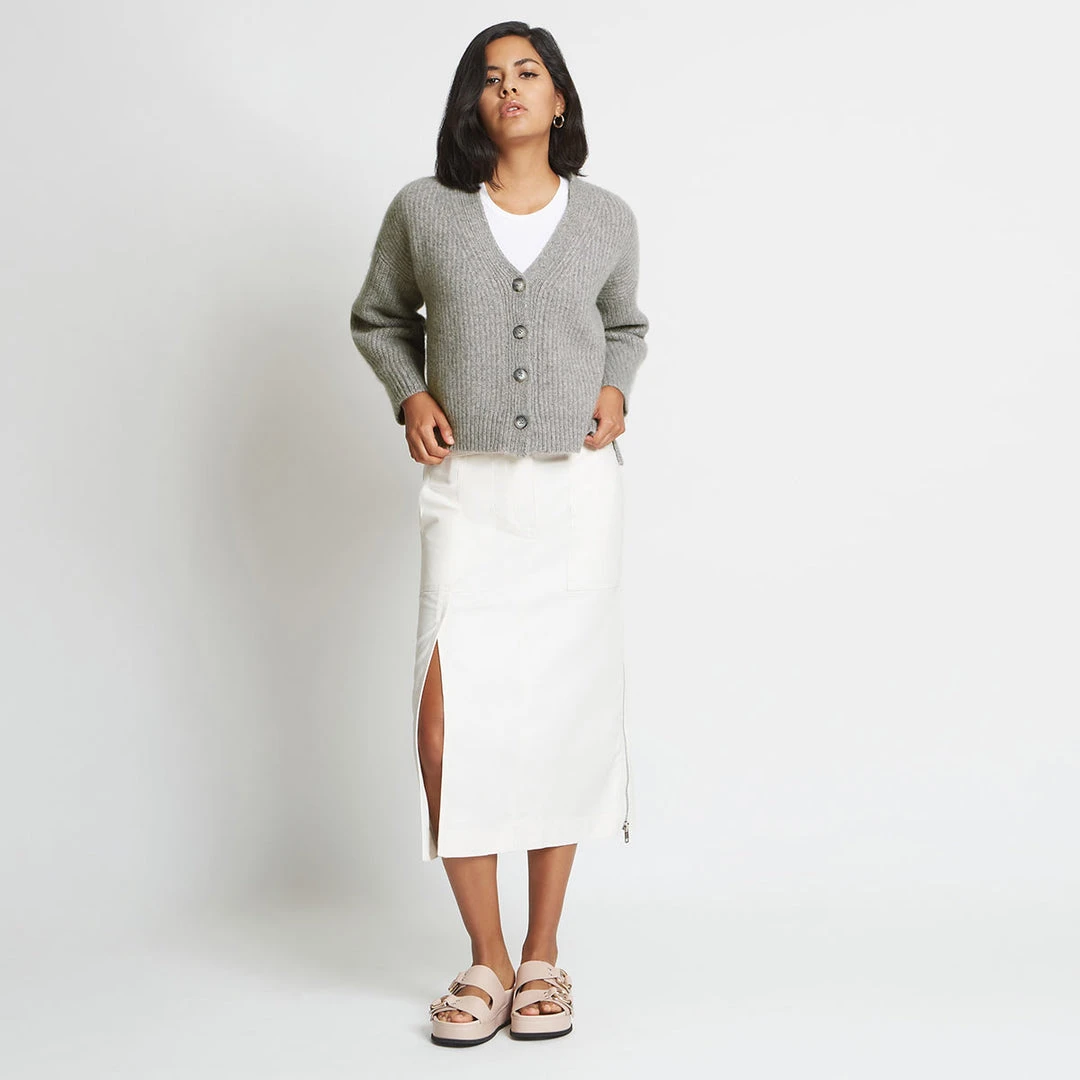 Santicler Alix Ribbed Pure Cashmere Cardigan 4 Santicler Alix Ribbed Pure Cashmere Cardigan