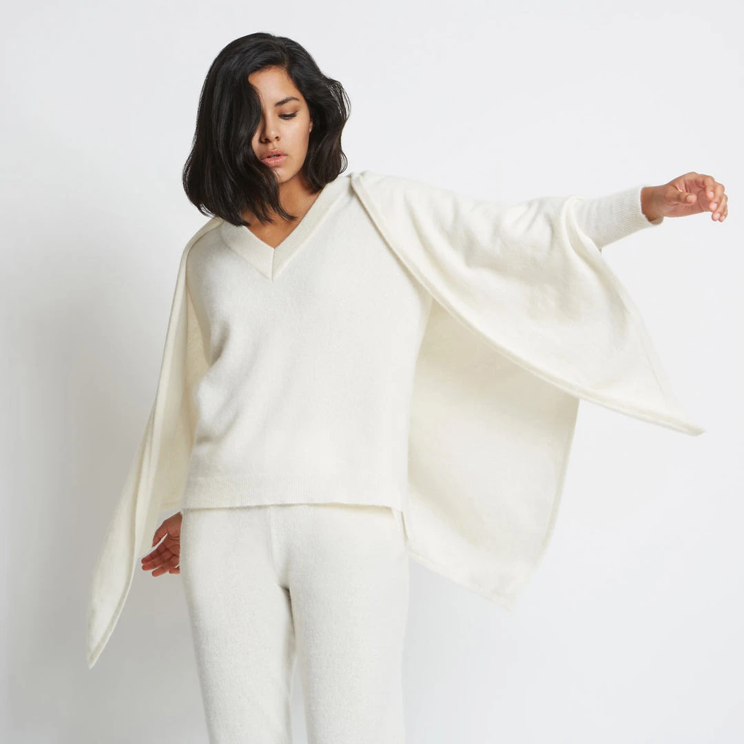 Santicler Anna Cashmere Oversized Triangle Scarf, Multiple Colors 3 Santicler Anna Cashmere Oversized Triangle Scarf, Multiple Colors