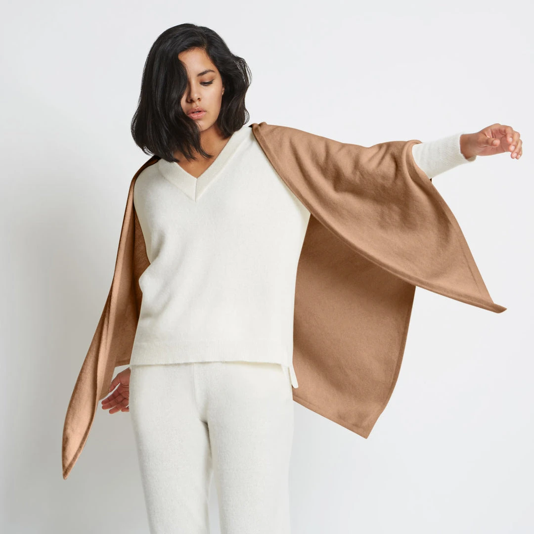 Santicler Anna Cashmere Oversized Triangle Scarf, Multiple Colors 5 Santicler Anna Cashmere Oversized Triangle Scarf, Multiple Colors