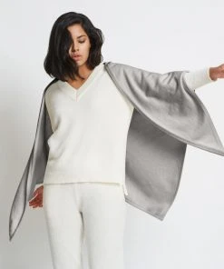 Santicler Anna Cashmere Oversized Triangle Scarf, Multiple Colors 16 Santicler Anna Cashmere Oversized Triangle Scarf, Multiple Colors