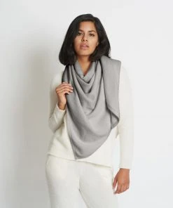 Santicler Anna Cashmere Oversized Triangle Scarf, Multiple Colors 17 Santicler Anna Cashmere Oversized Triangle Scarf, Multiple Colors