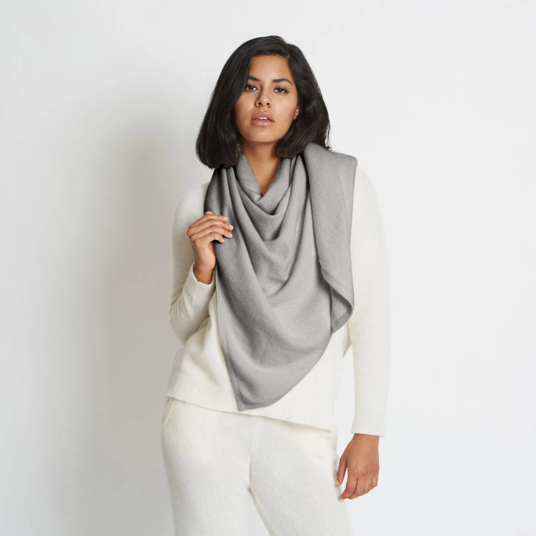 Santicler Anna Cashmere Oversized Triangle Scarf, Multiple Colors 9 Santicler Anna Cashmere Oversized Triangle Scarf, Multiple Colors