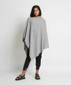 Santicler ACCESSORIES Jenica Cashmere Poncho, Multiple Colors