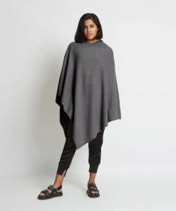 Santicler ACCESSORIES Jenica Cashmere Poncho, Multiple Colors