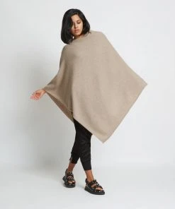 Santicler ACCESSORIES Jenica Cashmere Poncho, Multiple Colors