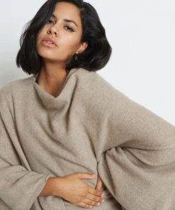 Santicler ACCESSORIES Jenica Cashmere Poncho, Multiple Colors