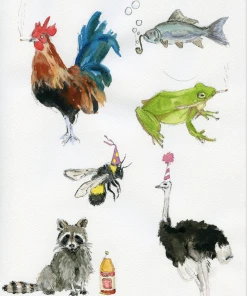 Lia Burke Libaire Art & Games Party Animals