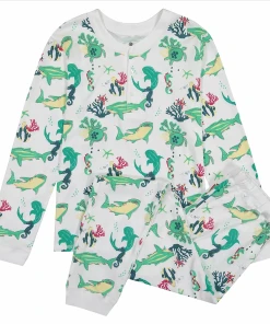 Ro's Garden Sleepwear Cameron Kid's Pajamas, Jawsome