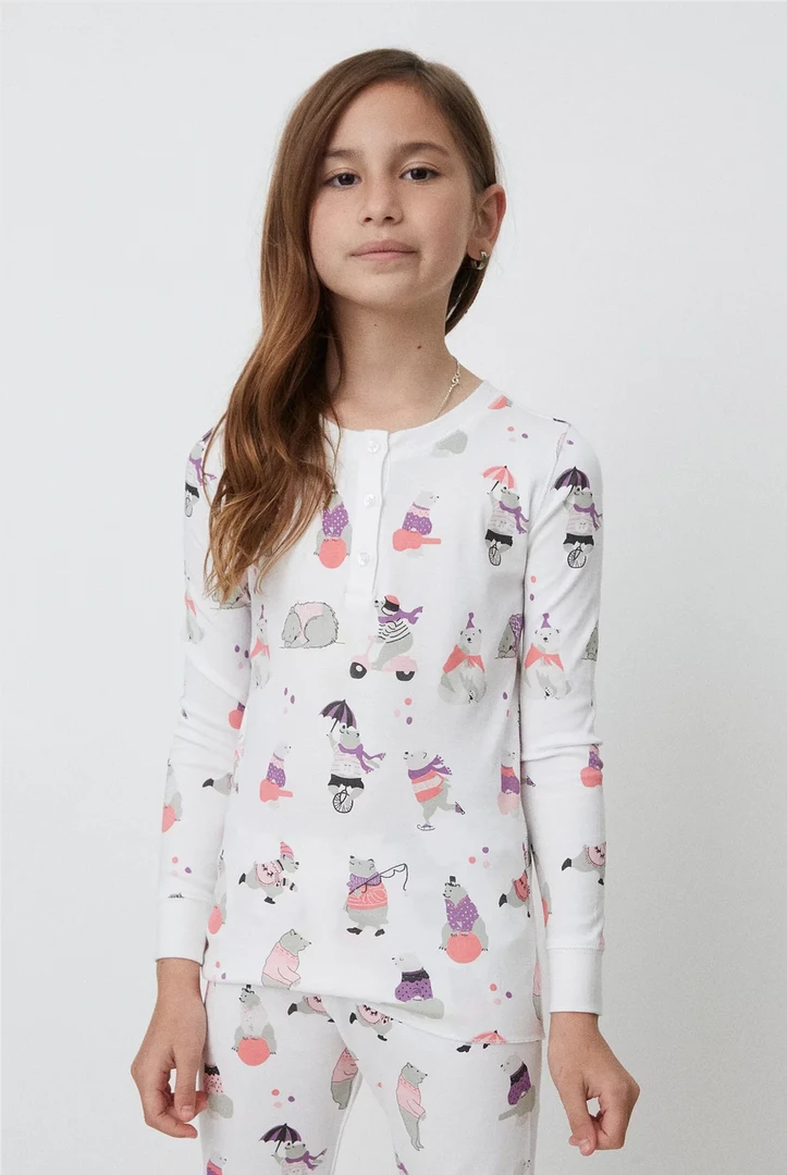 Ro's Garden Sleepwear Cameron Kid's Pajamas, Circus 4 Ro's Garden Sleepwear Cameron Kid's Pajamas, Circus