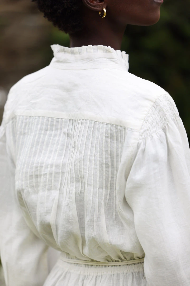 Seraphina CLOTHING THE LADDER LACE DRESS | Ecru Chambray 5 Seraphina CLOTHING THE LADDER LACE DRESS | Ecru Chambray