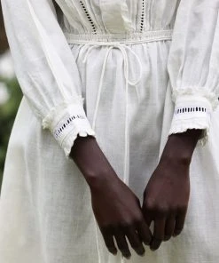 Seraphina CLOTHING THE LADDER LACE DRESS | Ecru Chambray 11 Seraphina CLOTHING THE LADDER LACE DRESS | Ecru Chambray