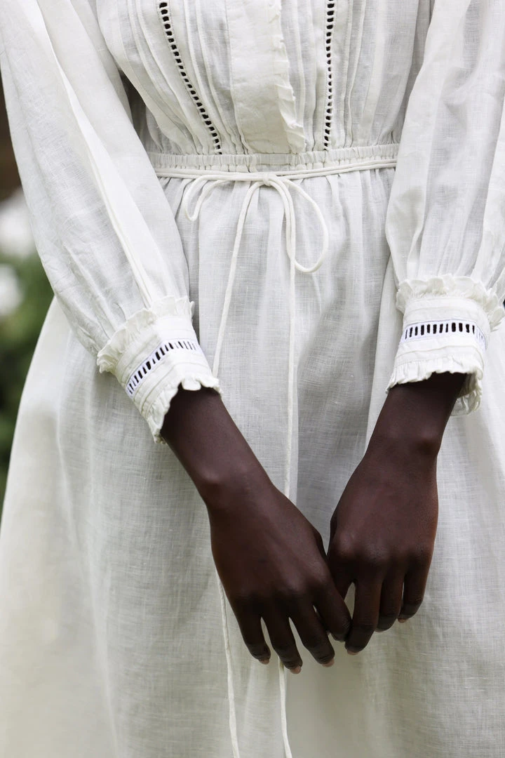 Seraphina CLOTHING THE LADDER LACE DRESS | Ecru Chambray 6 Seraphina CLOTHING THE LADDER LACE DRESS | Ecru Chambray