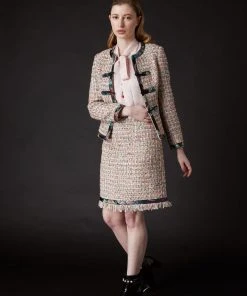 SKYLENCE Chelsea Tang Tweed Jacket Multi