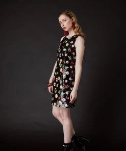 SKYLENCE WHAT'S HOT Derling Embroidered Dress Black