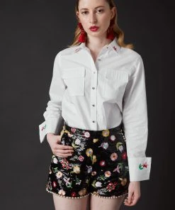 SKYLENCE WHAT'S HOT Derling Embroidered Shorts 8 SKYLENCE WHAT'S HOT Derling Embroidered Shorts