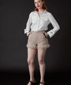 SKYLENCE WHAT'S HOT Chelsea Tang Tweed Shorts Multi