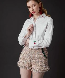 SKYLENCE WHAT'S HOT Chelsea Tang Tweed Shorts Multi 9 SKYLENCE WHAT'S HOT Chelsea Tang Tweed Shorts Multi