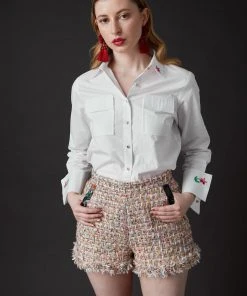 SKYLENCE WHAT'S HOT Chelsea Tang Tweed Shorts Multi 11 SKYLENCE WHAT'S HOT Chelsea Tang Tweed Shorts Multi