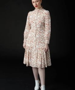 SKYLENCE Plum Blossom Midi Dress WHAT'S HOT