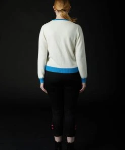 SKYLENCE Qiaochu Embroidered Cardigan Blue 10 SKYLENCE Qiaochu Embroidered Cardigan Blue