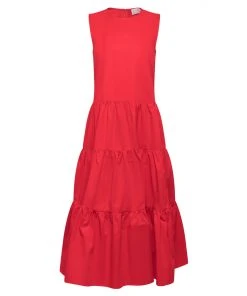 Daphne Wilde The Marie-Louise In Red Cotton