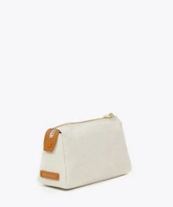 Neely & Chloe No. 30 The Small Canvas Pouch Pebble