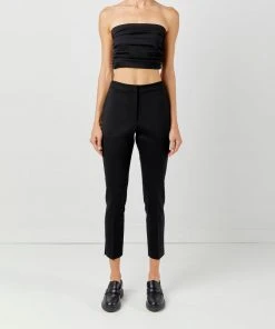 Soft Animal WHAT'S HOT Shirred Strapless Top