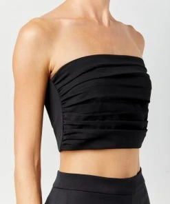 Soft Animal WHAT'S HOT Shirred Strapless Top 7 Soft Animal WHAT'S HOT Shirred Strapless Top