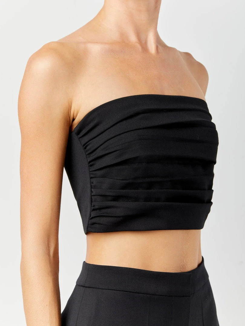 Soft Animal WHAT'S HOT Shirred Strapless Top 4 Soft Animal WHAT'S HOT Shirred Strapless Top