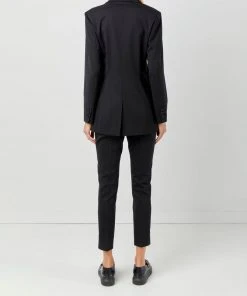 Soft Animal WHAT'S HOT Double-Breasted Blazer