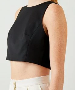 Soft Animal Button Back Linen Tank WHAT'S HOT