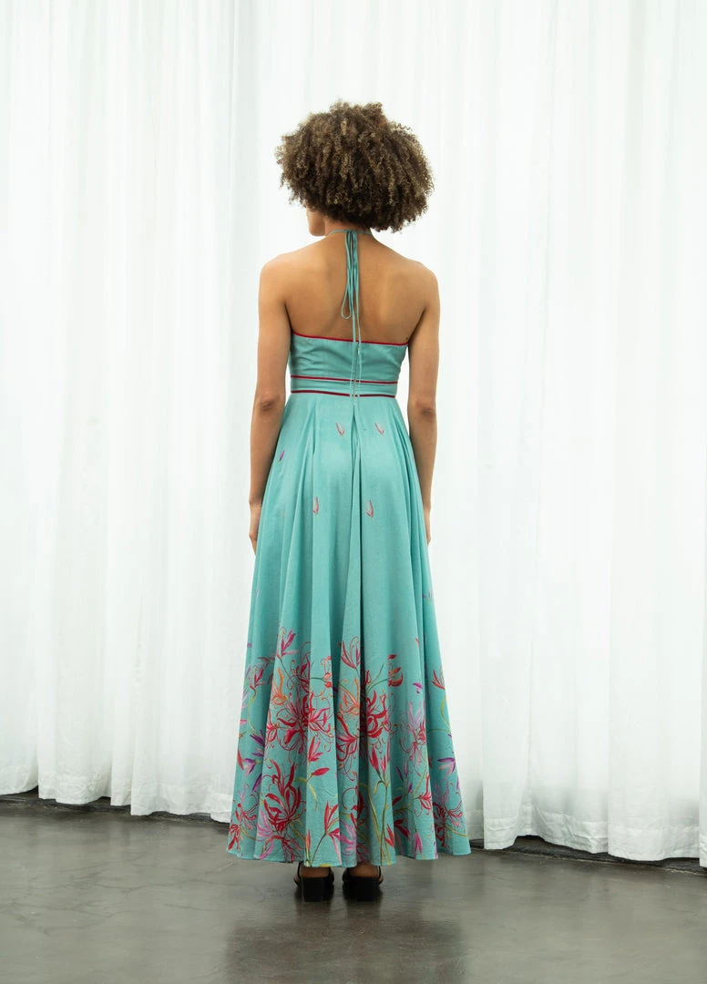 Sruti Dalmia Spider Lily Halter Dress WHAT'S HOT 7 Sruti Dalmia Spider Lily Halter Dress WHAT'S HOT