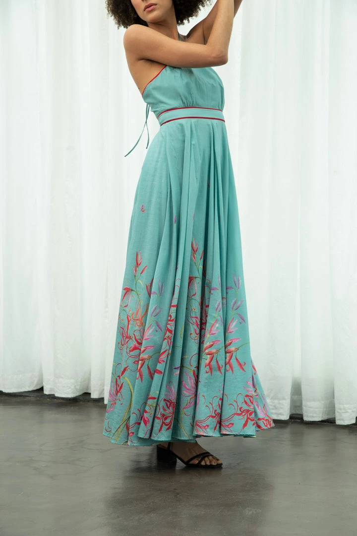 Sruti Dalmia Spider Lily Halter Dress WHAT'S HOT 9 Sruti Dalmia Spider Lily Halter Dress WHAT'S HOT