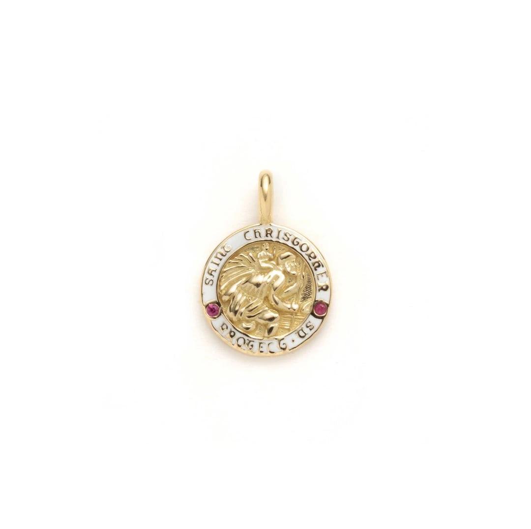 Heritage Jewelry Saint Christopher Mini Pendant, Multiple Colors Available WHAT'S HOT 5 Heritage Jewelry Saint Christopher Mini Pendant, Multiple Colors Available WHAT'S HOT