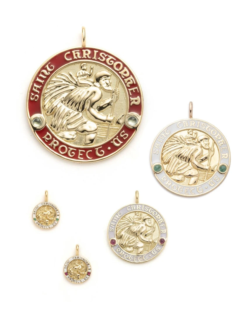 Heritage Jewelry Saint Christopher Medium Pendant, Multiple Colors Available WHAT'S HOT 5 Heritage Jewelry Saint Christopher Medium Pendant, Multiple Colors Available WHAT'S HOT